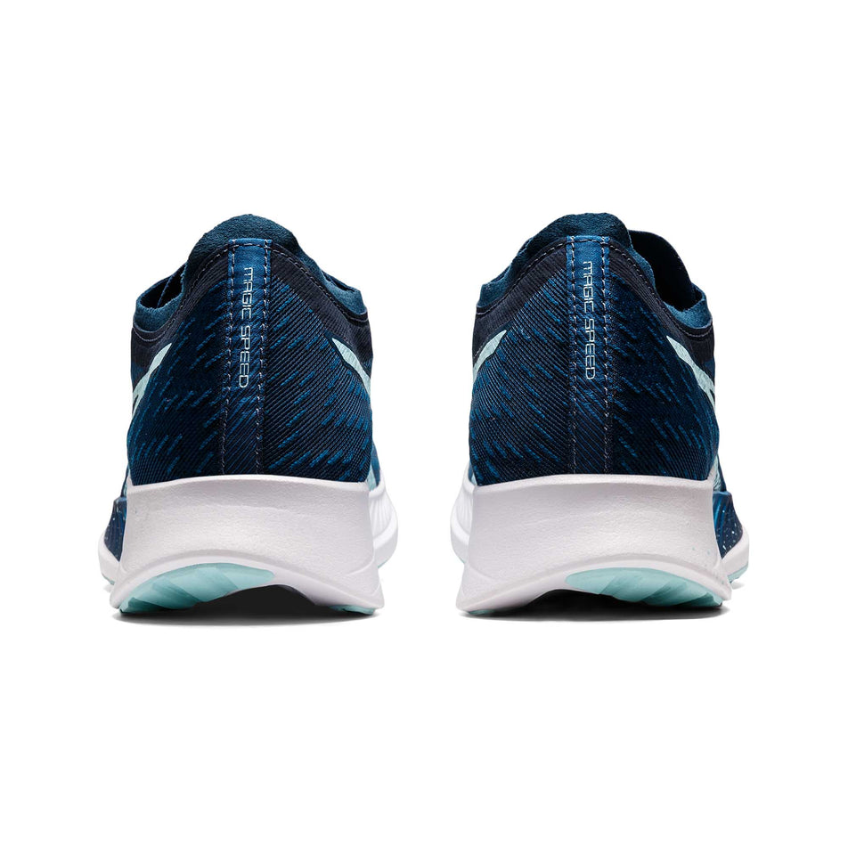Posterior view of women's asics magic speed (7229732159650)