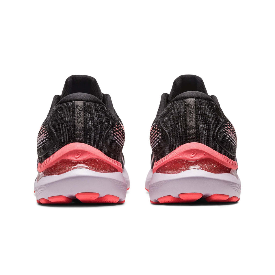 Pair posterior view of Asics Women's Gel-Cumulus 24 Running Shoes in black (7704202838178)