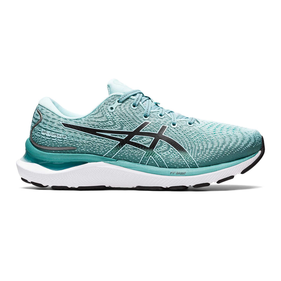 Lateral view of women's asics gel-cumulus 24 running shoes (7477540028578)