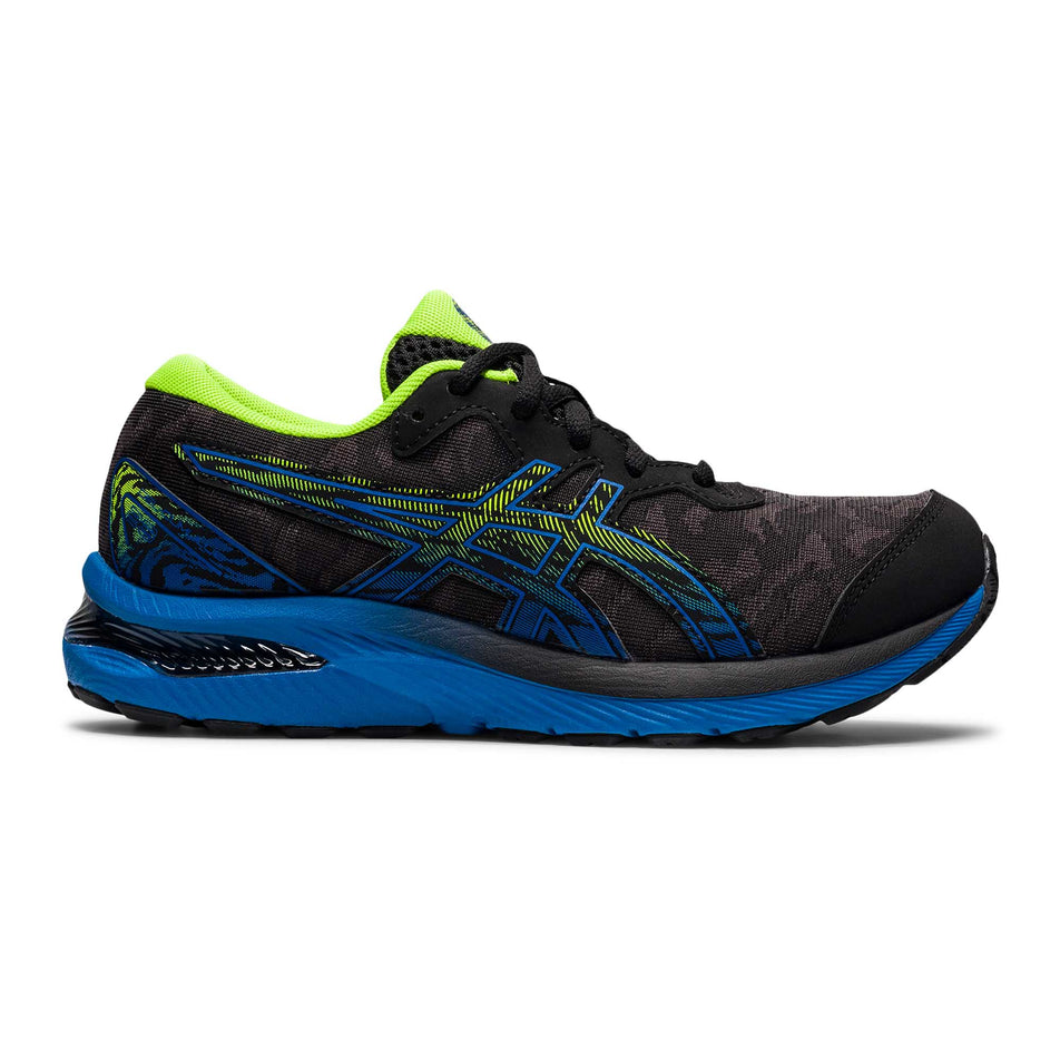 Lateral view of boy's asics gel-cumulus 23 gs running shoes (7235381428386)