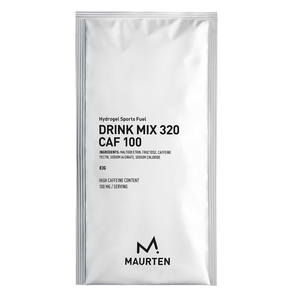 Front sachet view of maurten drink mix 320 caf 100 - 14 servings (7077146001570)