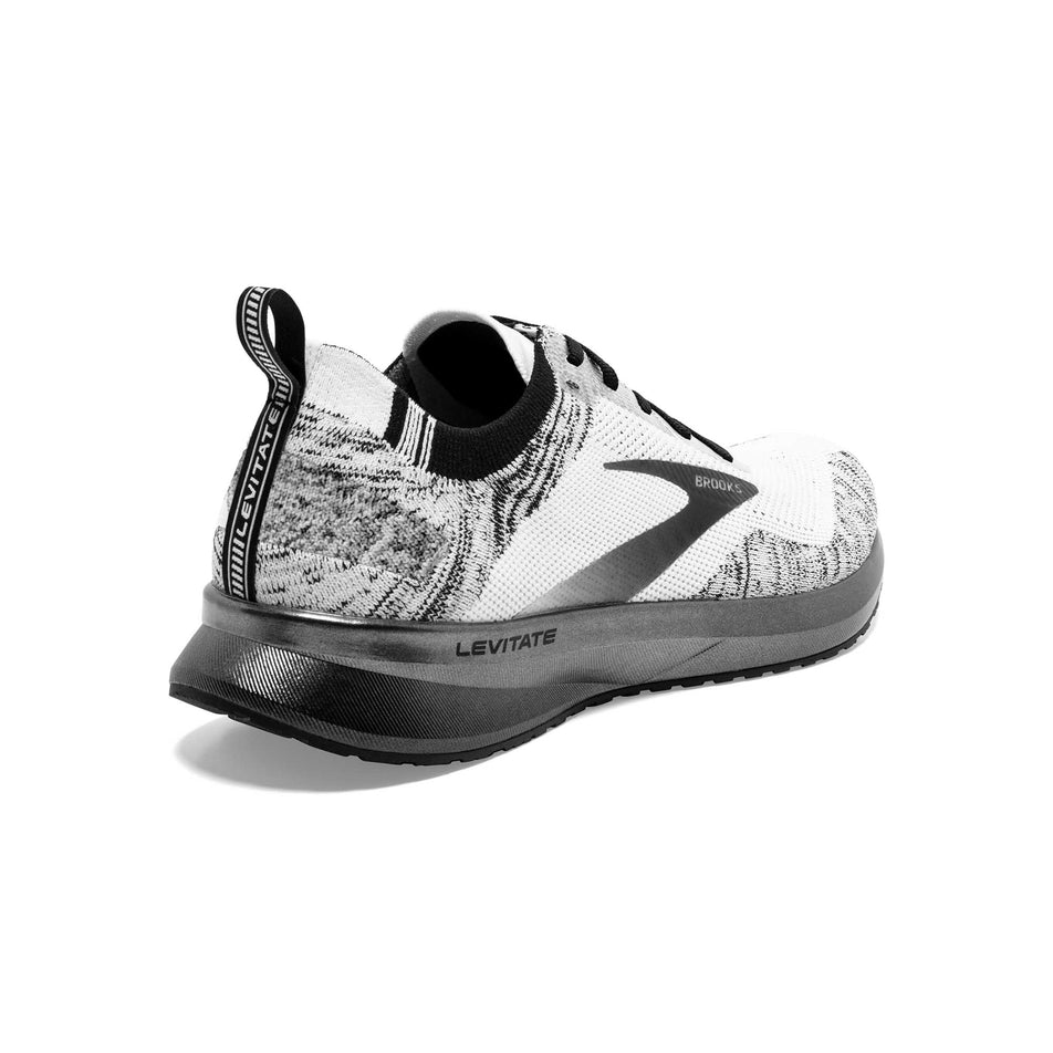 Rear area of the right shoe from a pair of men's Brooks Levitate 4 (6896571482274)
