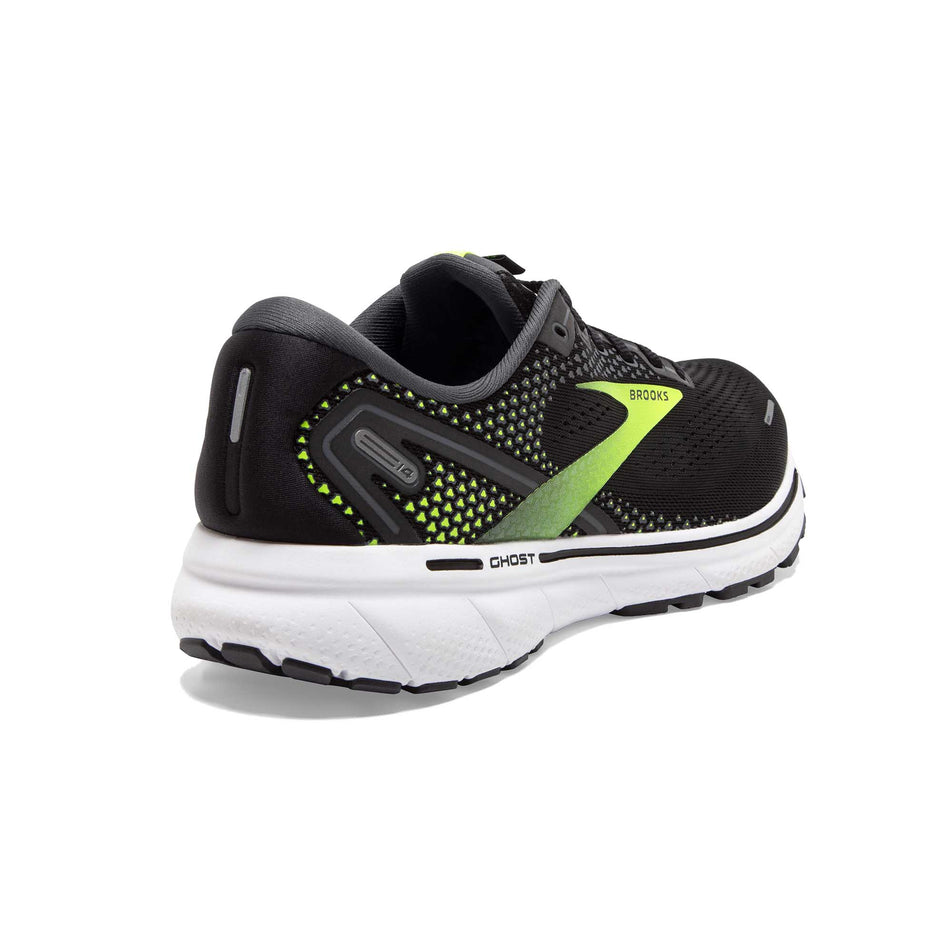 Posterior view of men's brooks ghost 14 running shoes (7229835215010)