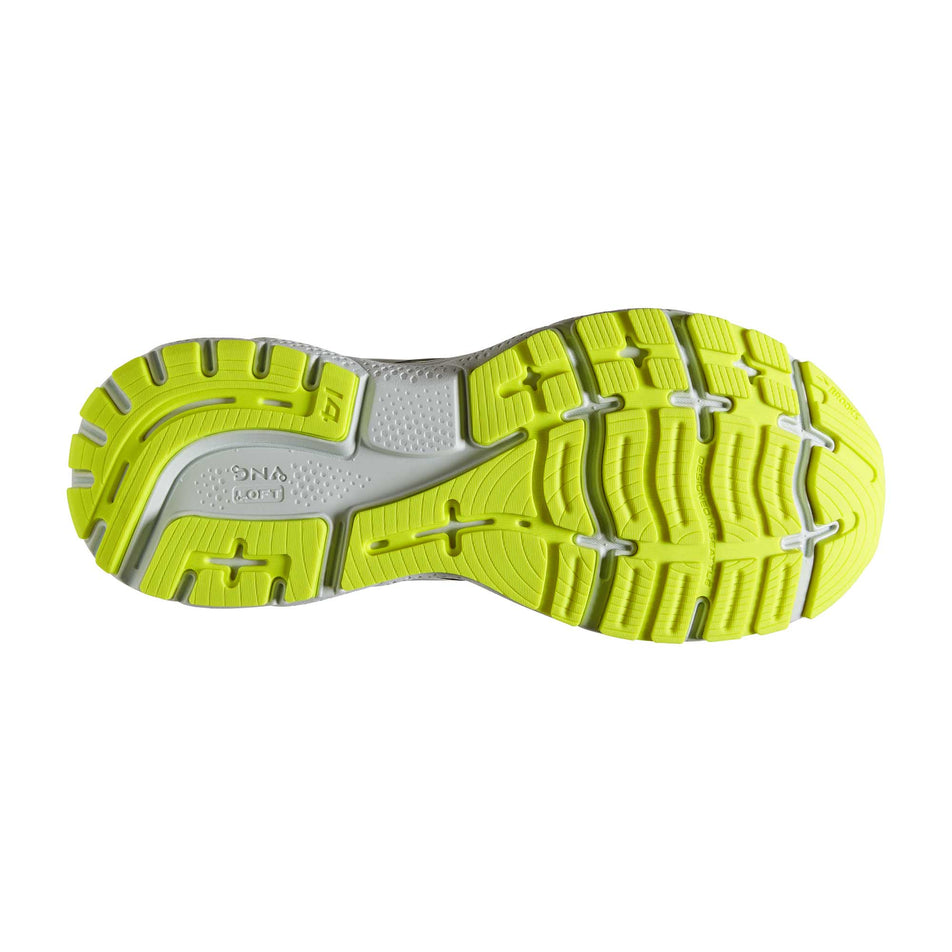 The sole of the right shoe from a pair of men's Brooks Ghost 14 (7160345657506)