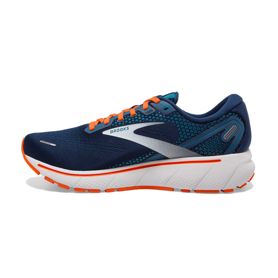 Medial view of men's brooks ghost 14 running shoes (7229791207586)