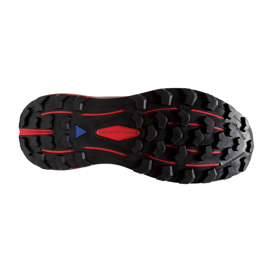 Outsole view of men's brooks cascadia 16 (7229907828898)