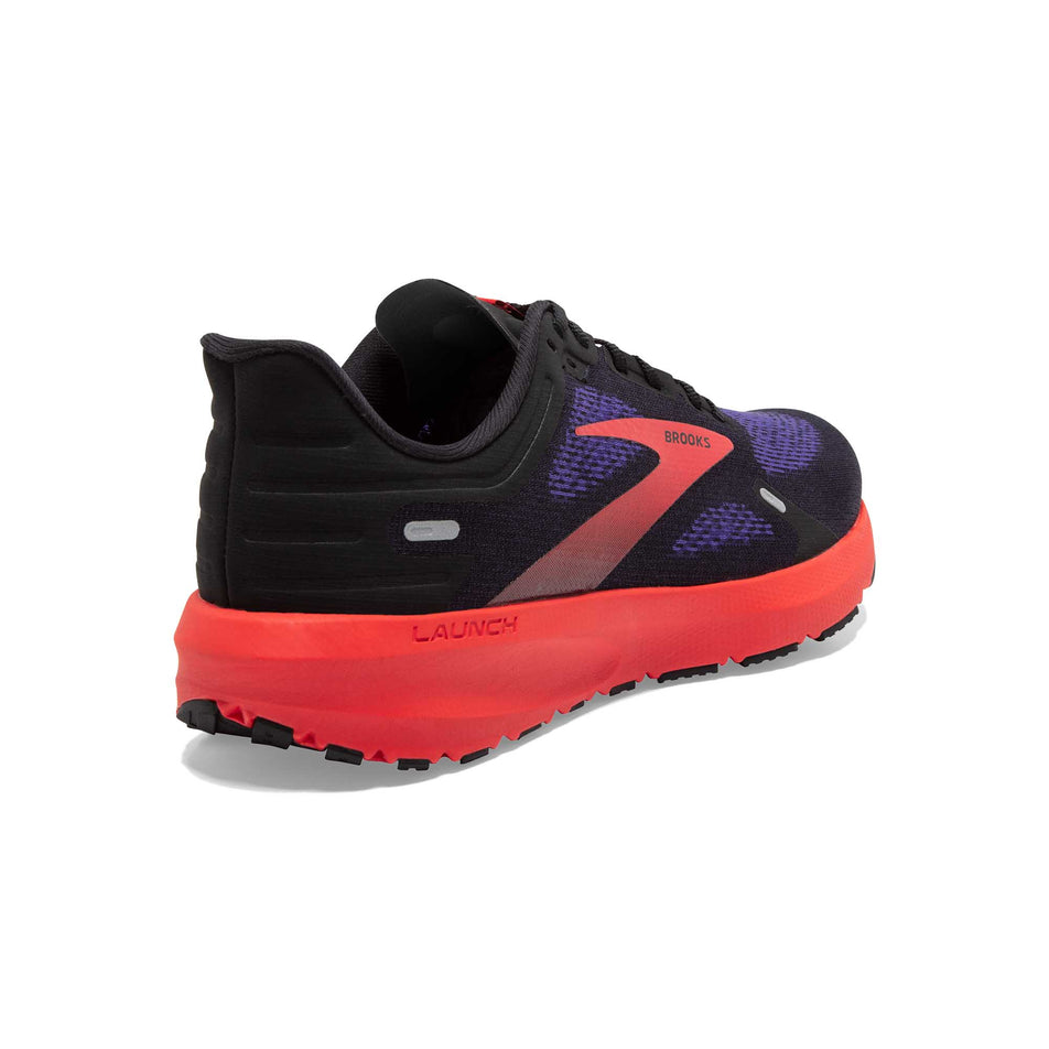 Lateral side of the right shoe from a pair of men's Brooks Launch 9 Running Shoes (7235498967202)