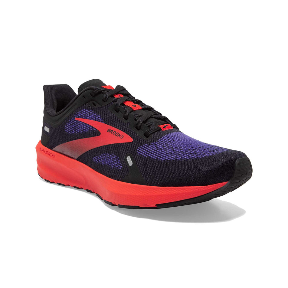 Lateral side of the right shoe from a pair of men's Brooks Launch 9 Running Shoes (7235498967202)