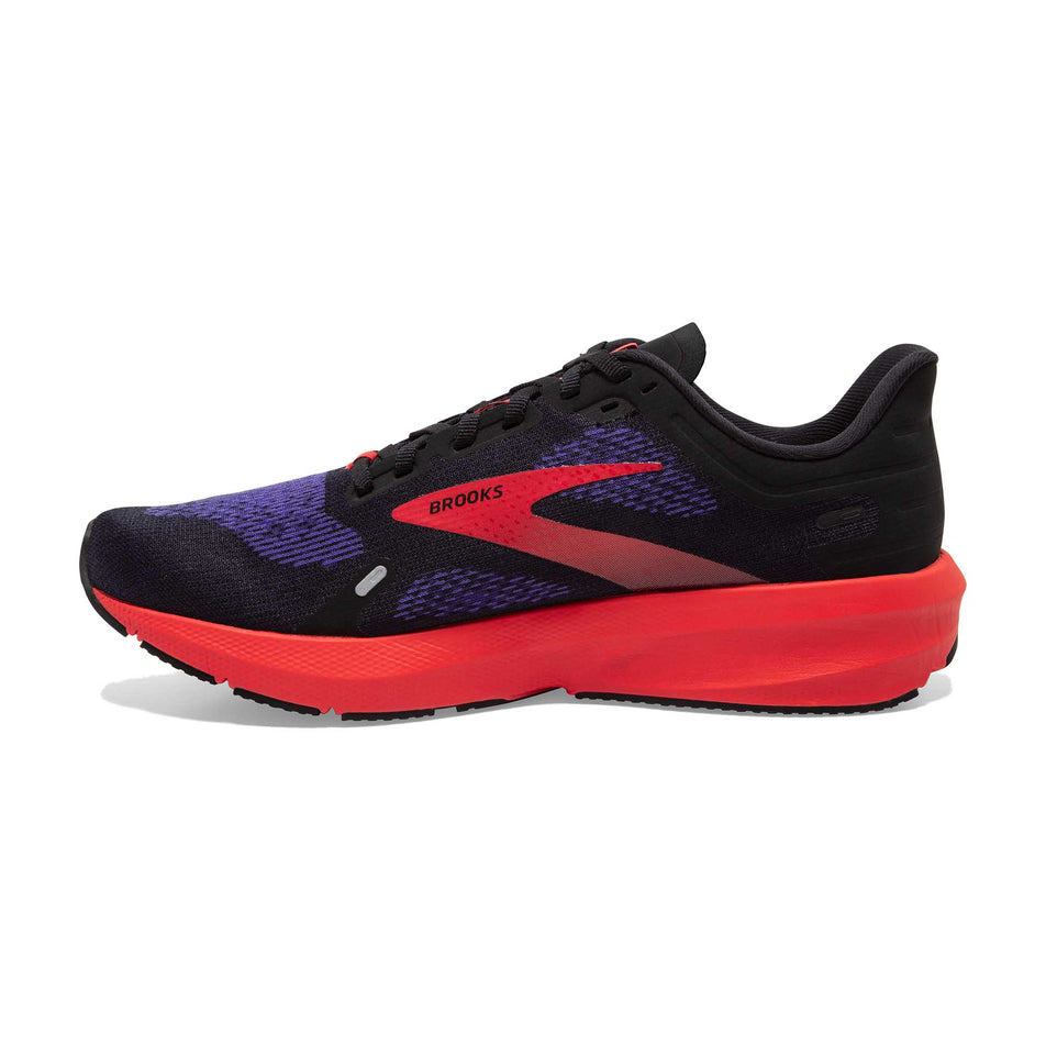 Medial side of the right shoe from a pair of men's Brooks Launch 9 Running Shoes (7235498967202)