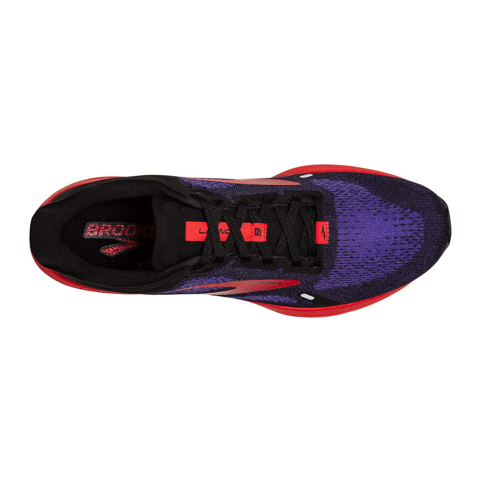 The upper of the right shoe from a pair of men's Brooks Launch 9 Running Shoes (7235498967202)