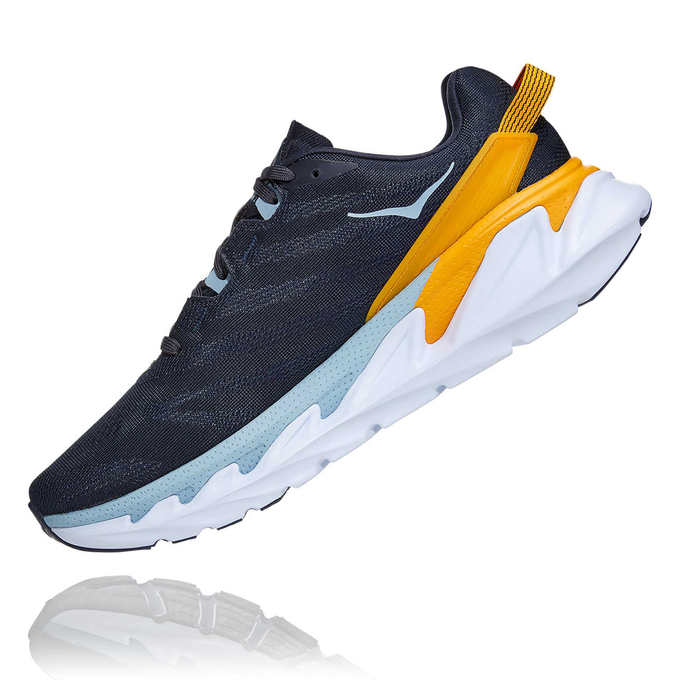 The medial side of the right shoe from a pair of men's Hoka Elevon 2 in a slanted position  (6901663727778)