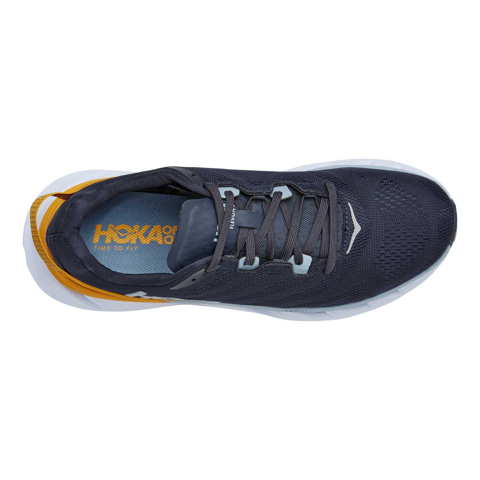 The upper and lace section on the right shoe from a pair of men's Hoka Elevon 2 (6901663727778)