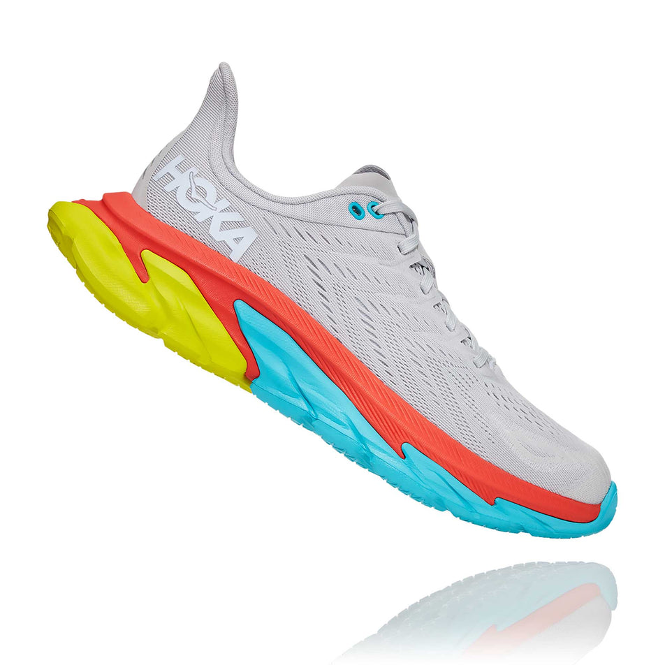 The right shoe from a pair of men's Hoka Clifton Edge in a slanted position (6901682110626)