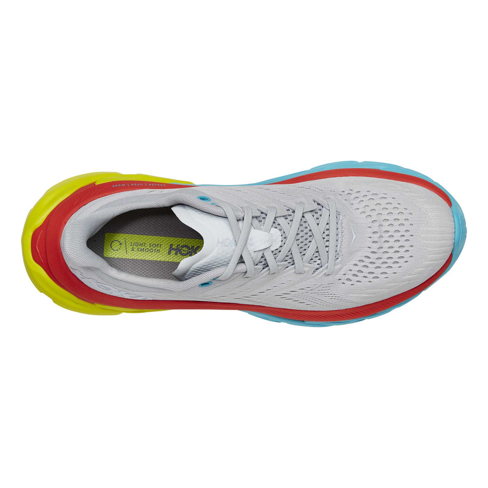 The upper and lace area on the right shoe from a pair of men's Hoka Clifton Edge (6901682110626)