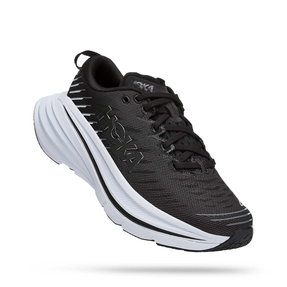 Anterior view of women's hoka bondi x running shoes (7237911969954)
