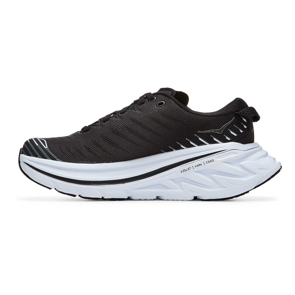 Medial view of women's hoka bondi x running shoes (7237911969954)