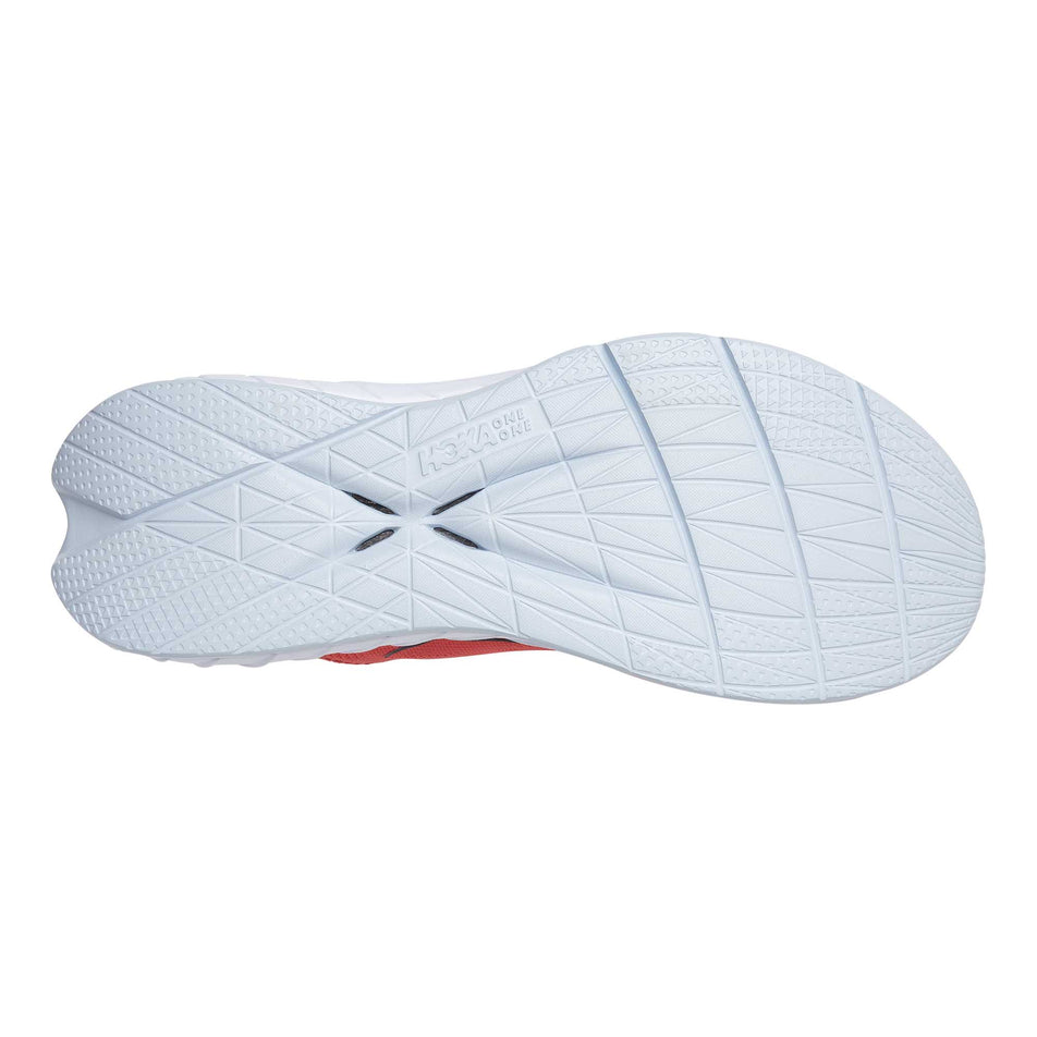 The full outsole on the right shoe from a pair of women's Hoka Carbon X 2 (6901956018338)