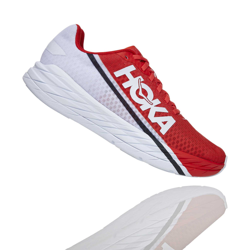 The right shoe from a pair of unisex Hoka Rocket X  in a slanted position (6901891825826)