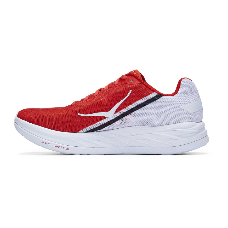 Medial side of the right shoe from a pair of unisex Hoka Rocket X  (6901891825826)