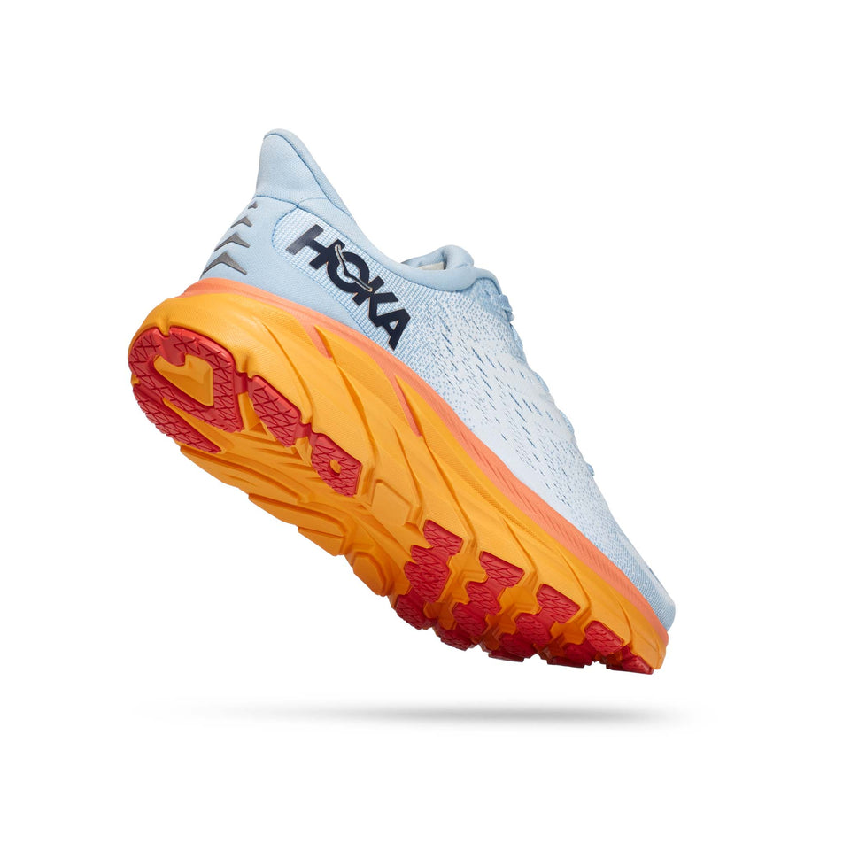 Midsole view of women's hoka clifton 8 wide running shoes (7483016020130)