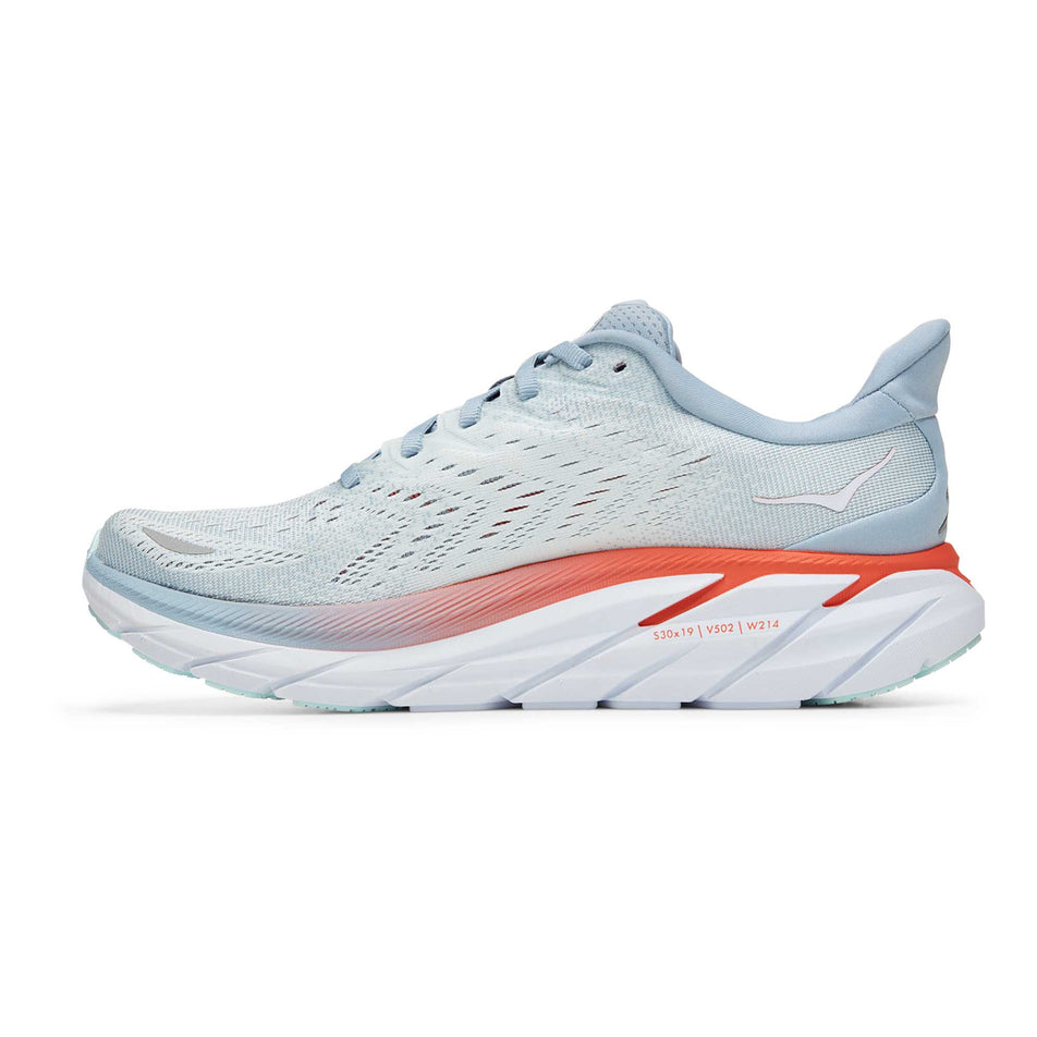 Medial view of women's clifton 8 running shoes (7232174424226)