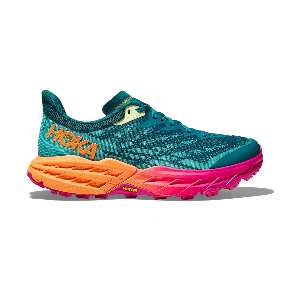 Lateral side of the right shoe from a pair of men's Hoka Speedgoat 5 Running Shoes (7705934200994)