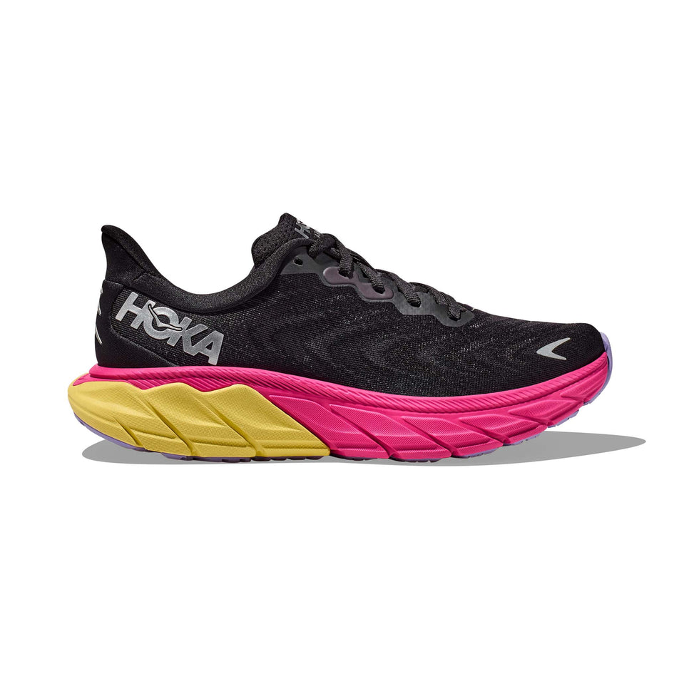 Lateral side of the right shoe from a pair of women's Hoka Arahi 6 Running Shoes (7841278427298)