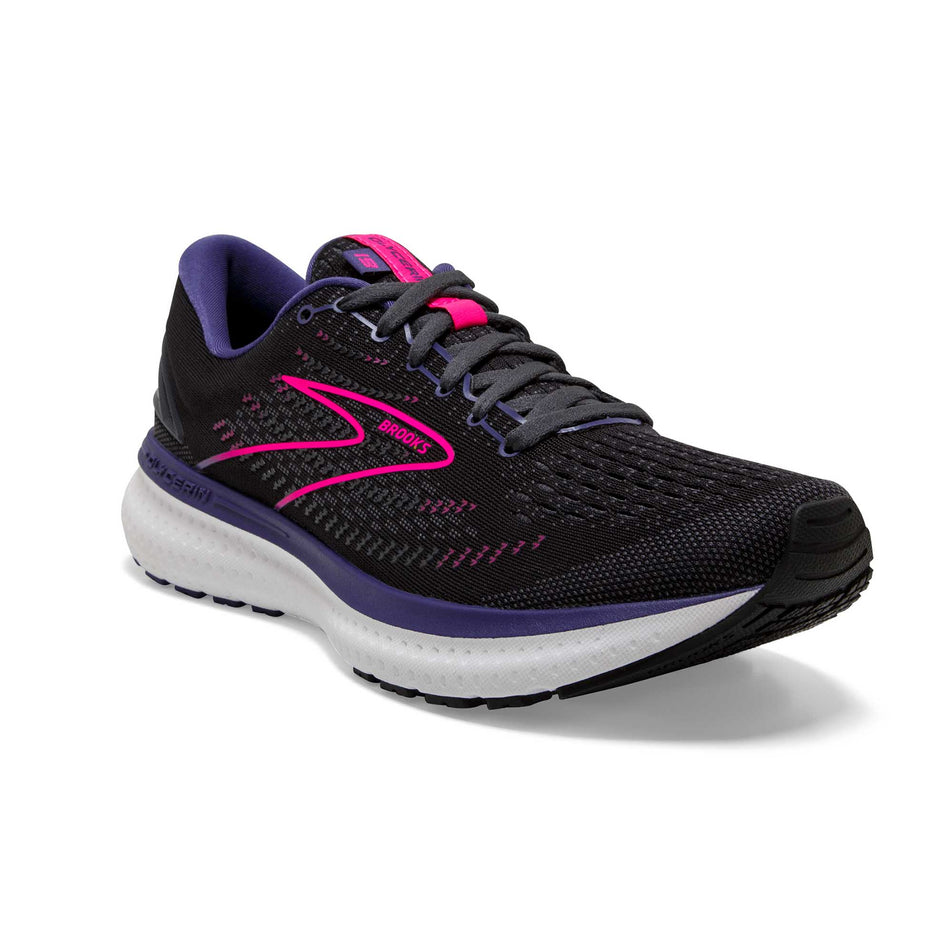 Anterior view of women's brooks glycerin 19 running shoes (6884701110434)
