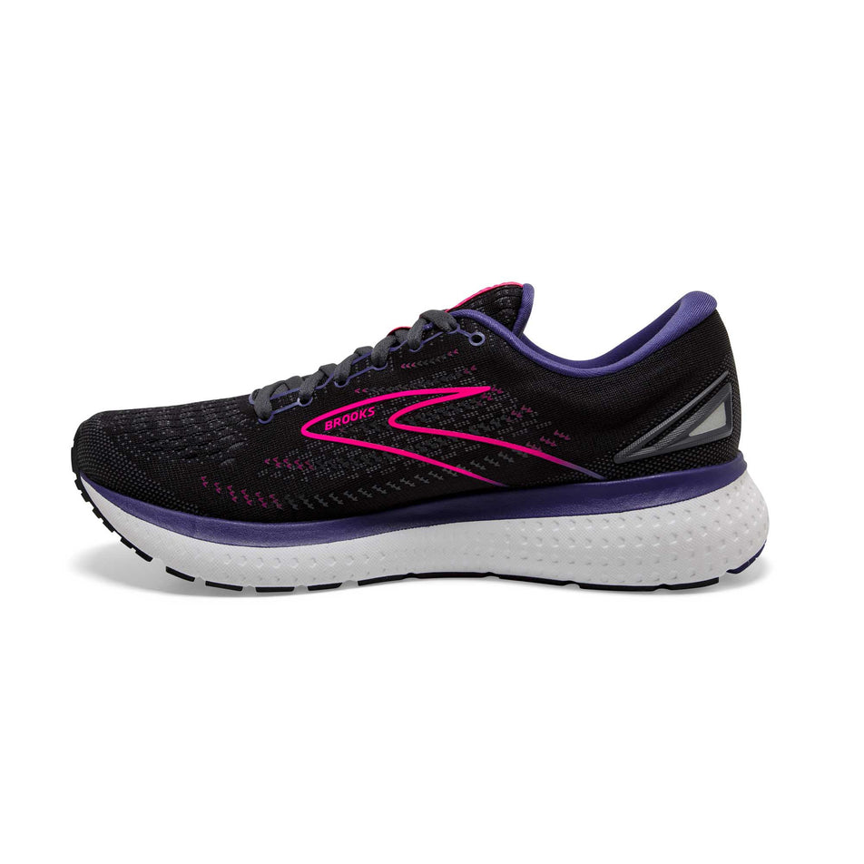 Medial view of women's brooks glycerin 19 running shoes (6884701110434)