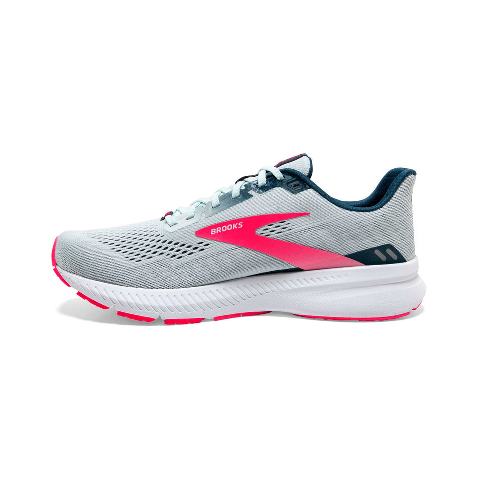 Medial side of the right shoe from a pair of women's Brooks Launch 8 (6884819501218)