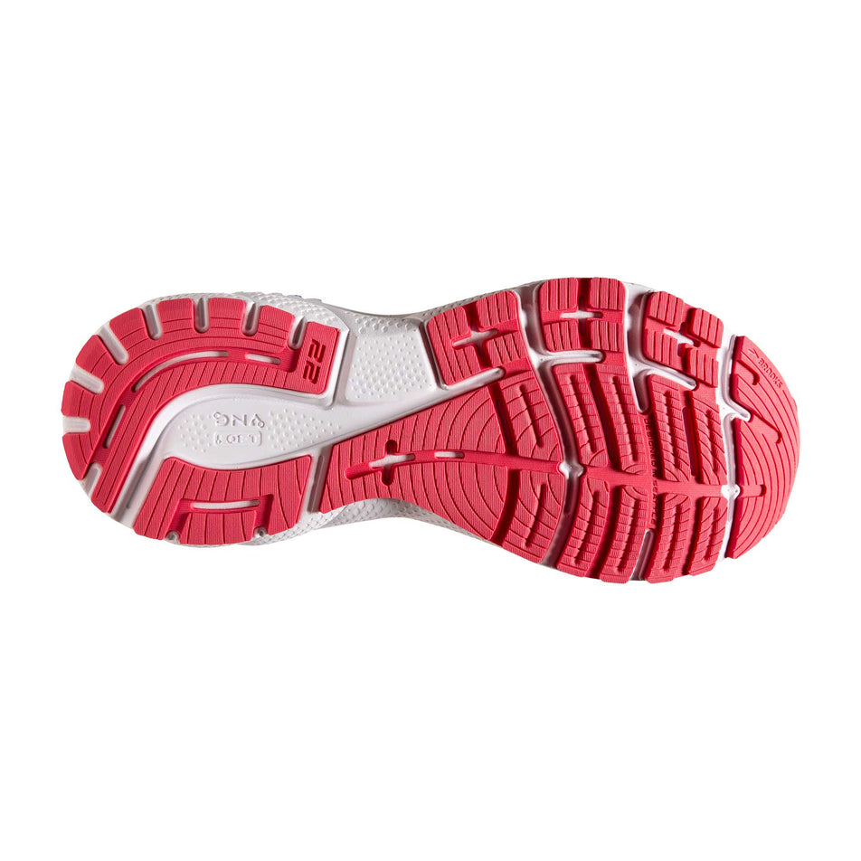 Outsole view of women's brooks adrenaline gts 22 running shoes (7230035099810)