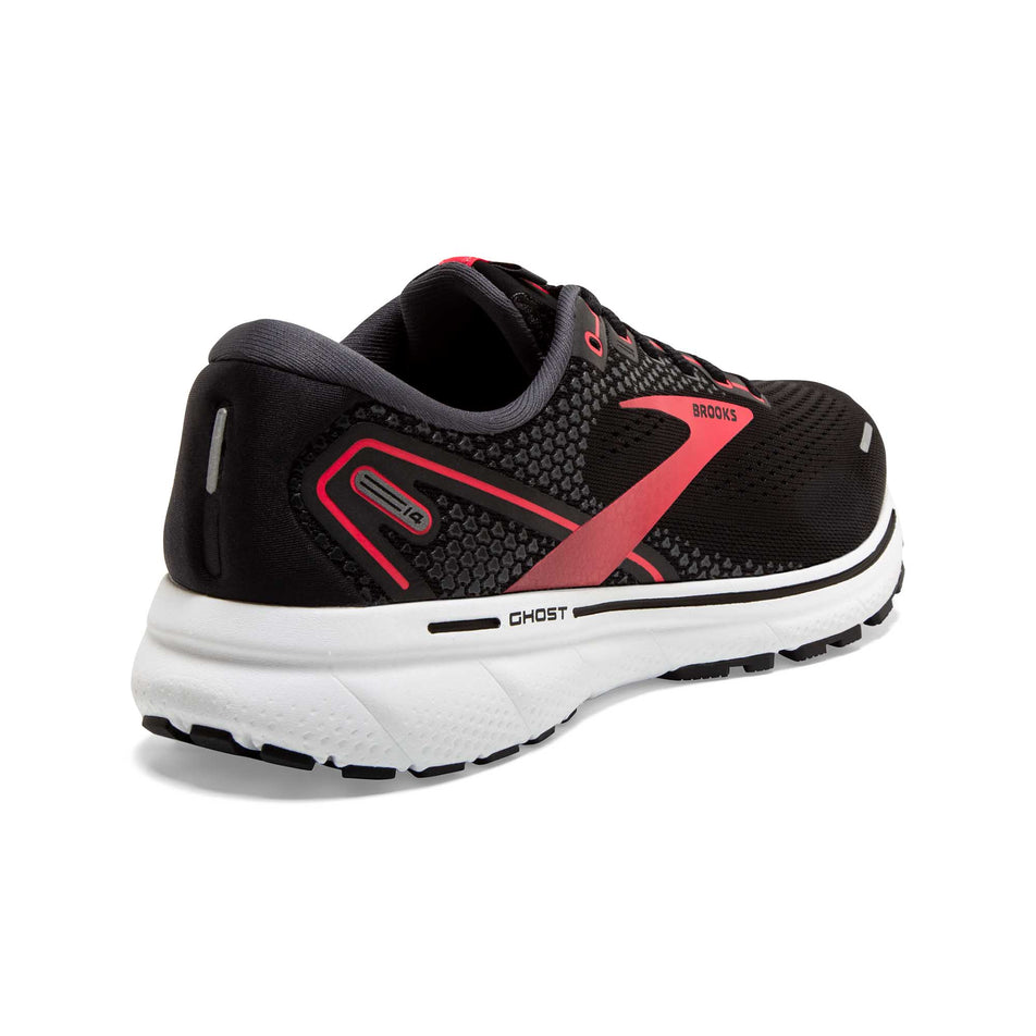 Posterior view of women's brooks ghost 14 1D running shoes (6884750131362)