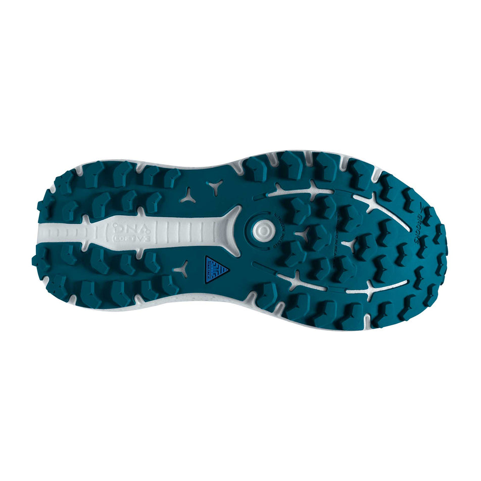 Outsole view of women's brooks caldera 6 running shoes (7271734542498)