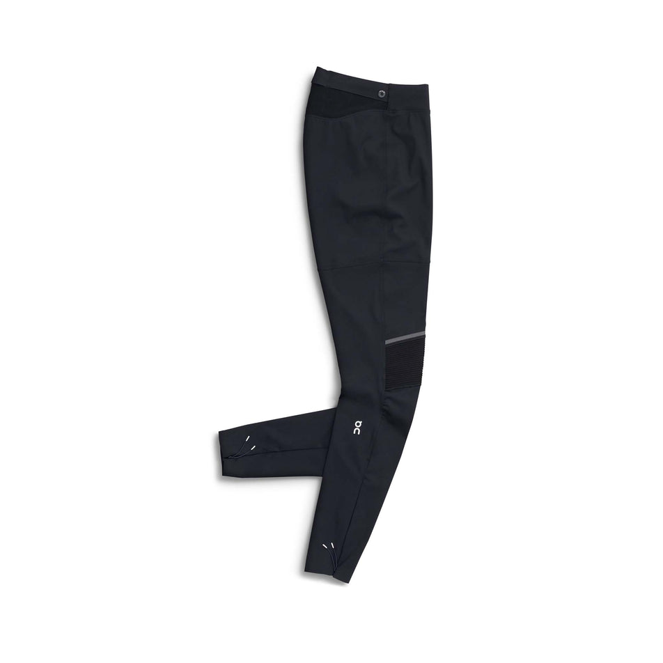 Side leg view of men's on tights long 2.0 in black (7511219175586)
