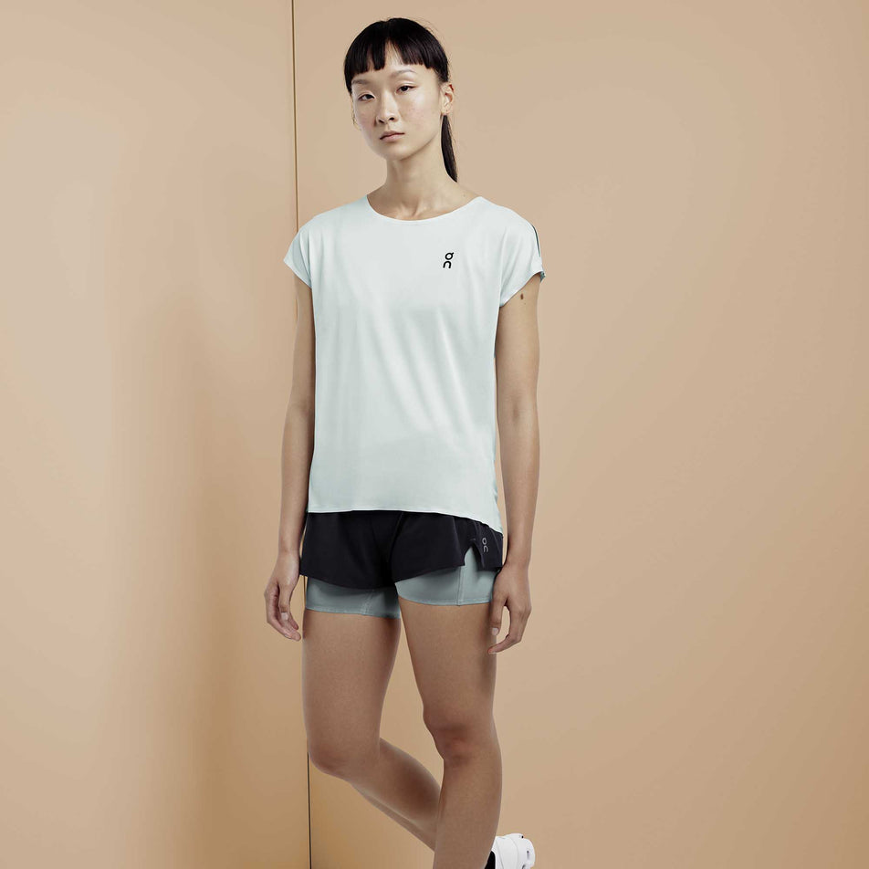 Front model view of women's on running shorts (6993413603490)