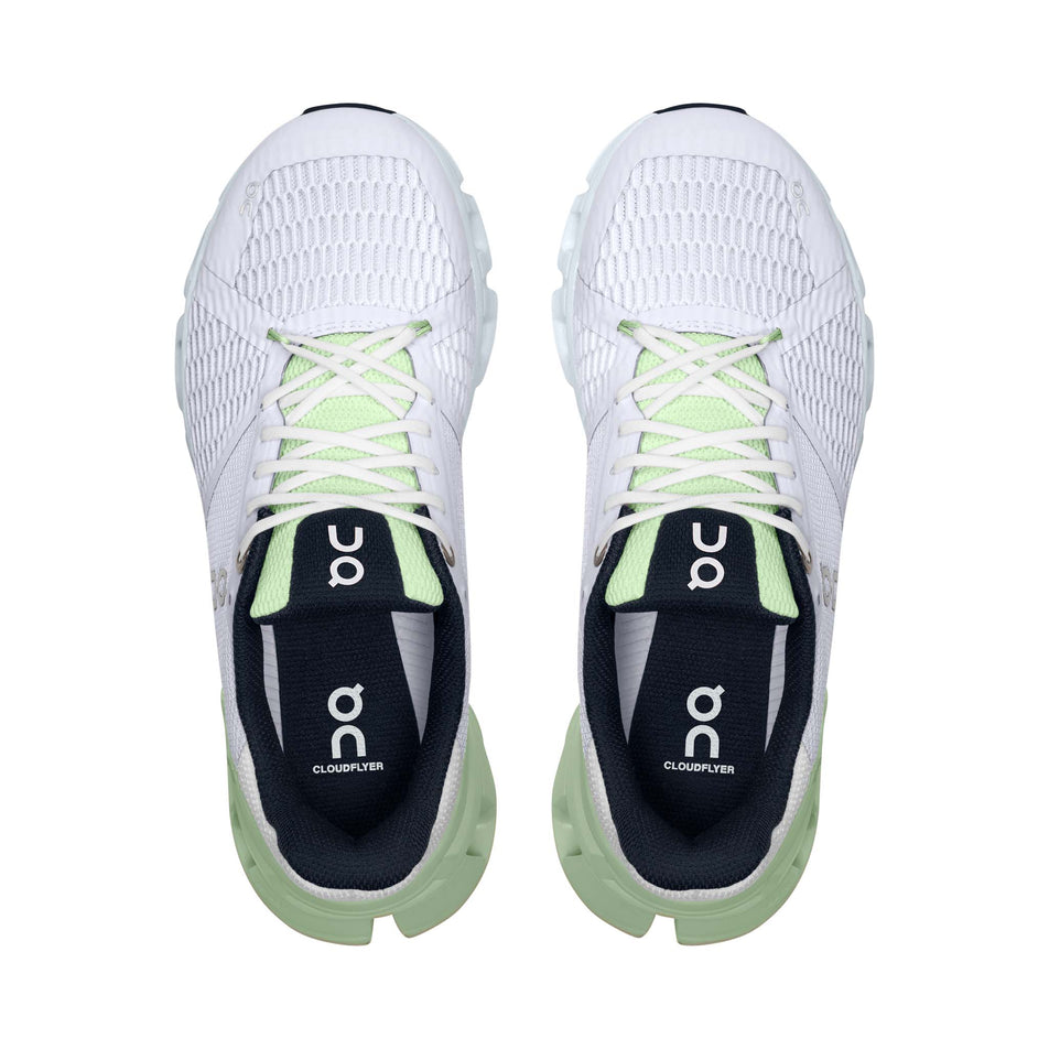 Upper view of women's on cloudflyer running shoes (7317930737826)