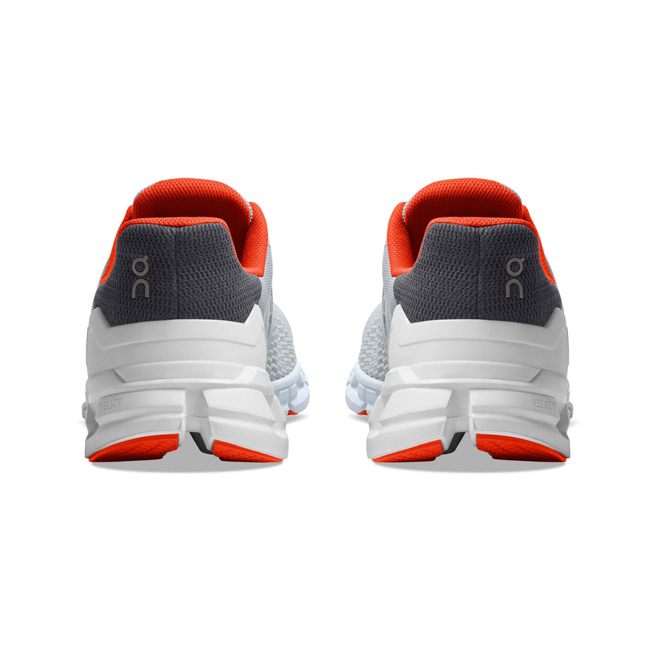 Posterior view of men's on cloudflyer running shoes (7317894168738)