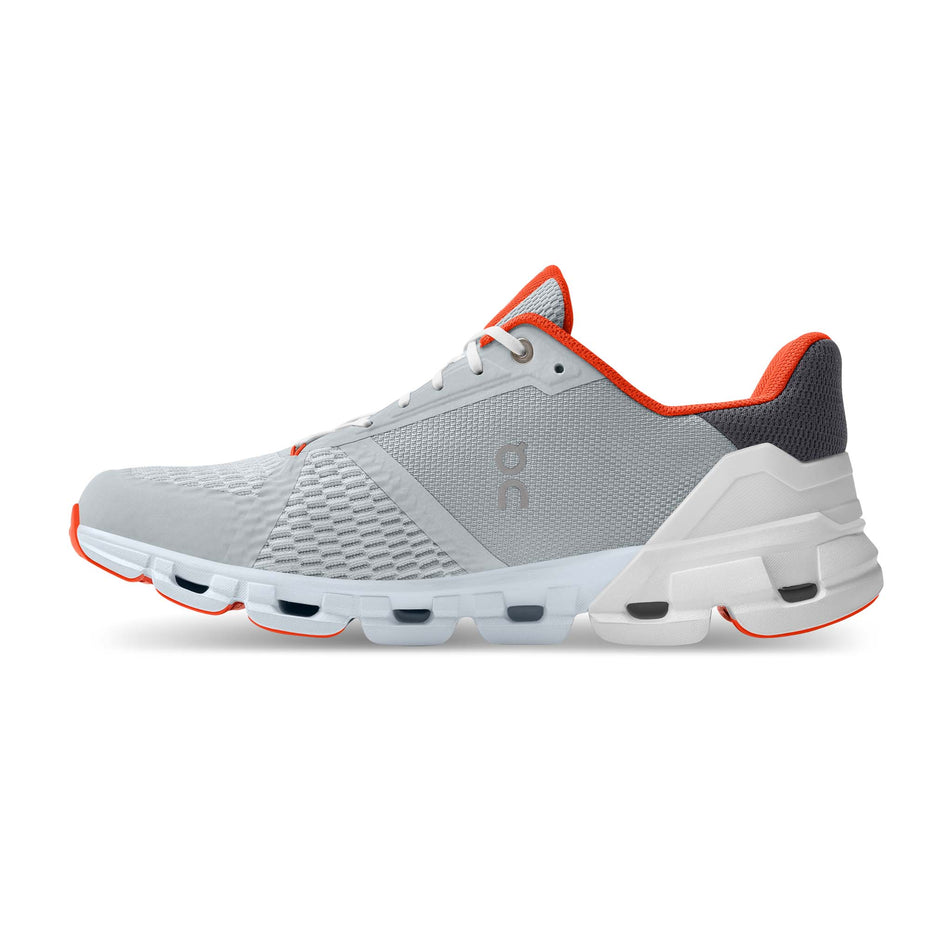 Medial view of men's on cloudflyer running shoes (7317894168738)