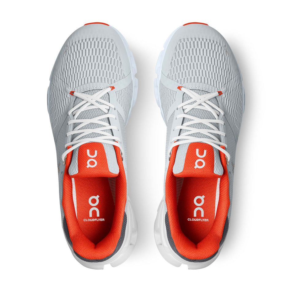 Upper view of men's on cloudflyer running shoes (7317894168738)