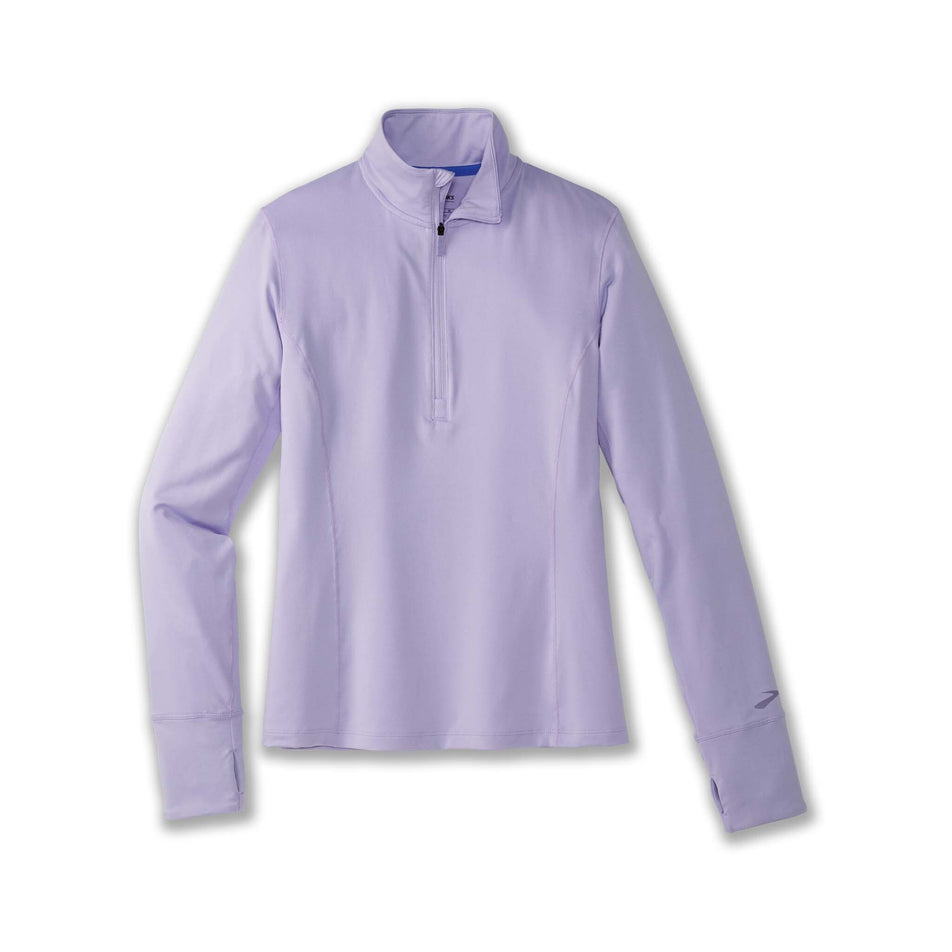 Front view of women's brooks dash 1/2 zip (7327514755234)
