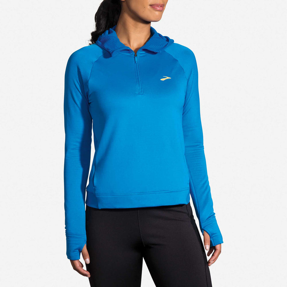 Front of Brooks Notch Thermal Hoodie (6913969782946)