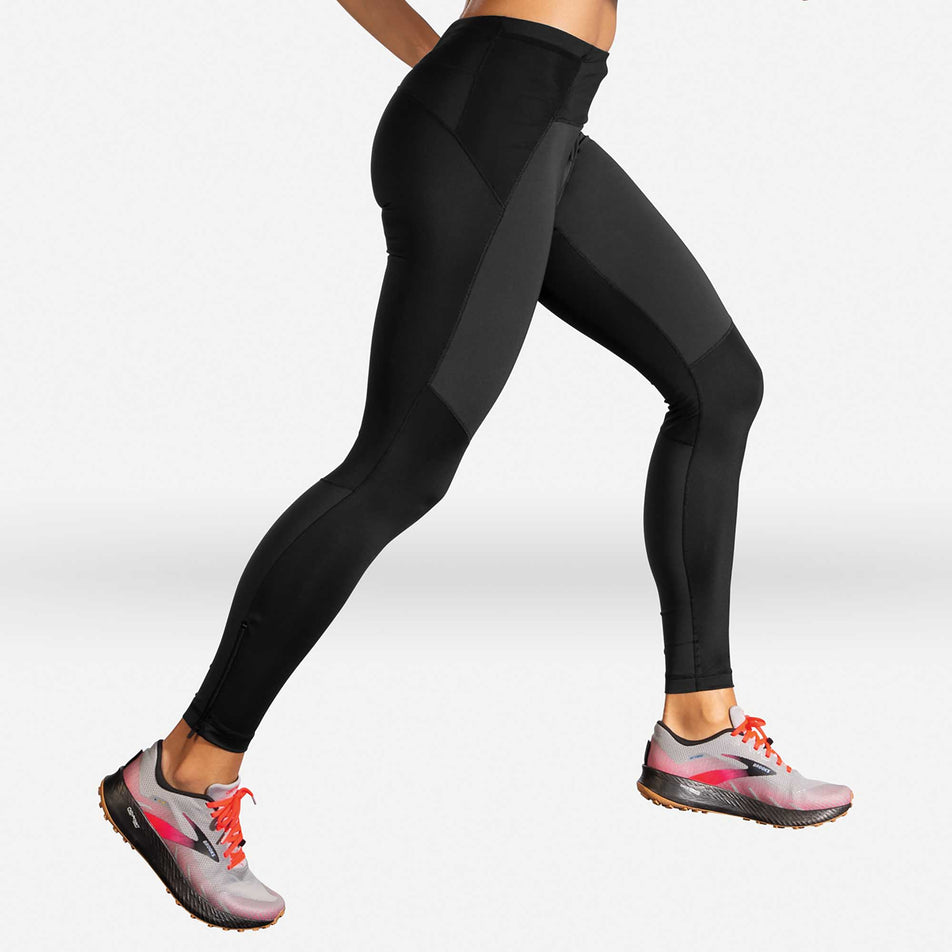 Side of Brooks Switch Hybrid Tights (6913993179298)