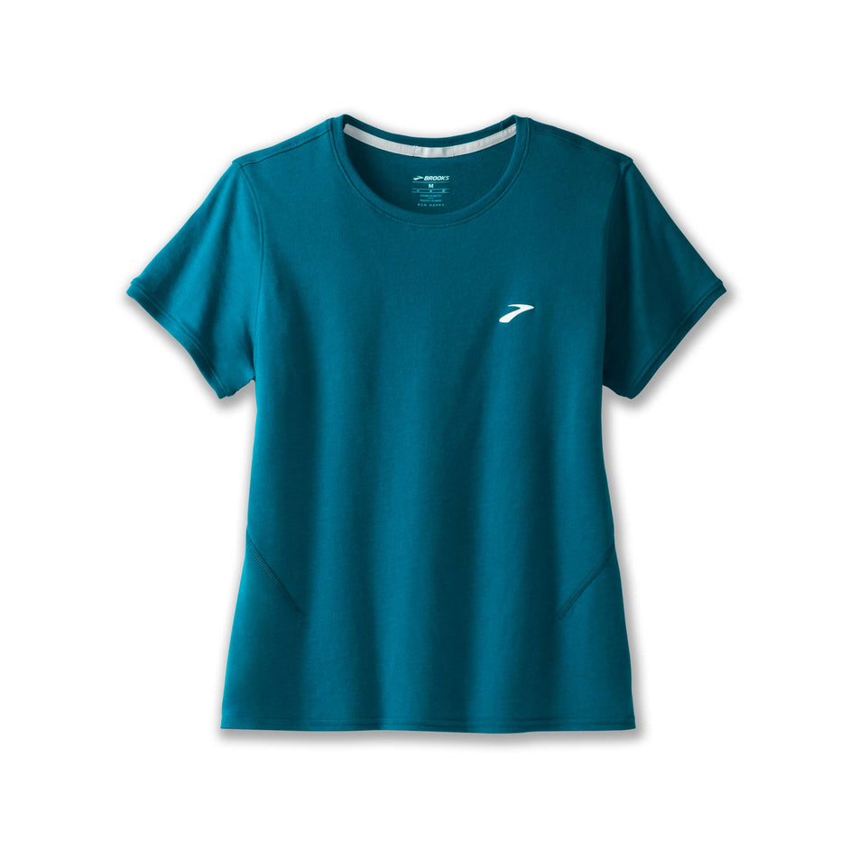 Front view of a Brooks Women's Distance Short Sleeve 2.0 Top (7778545795234)