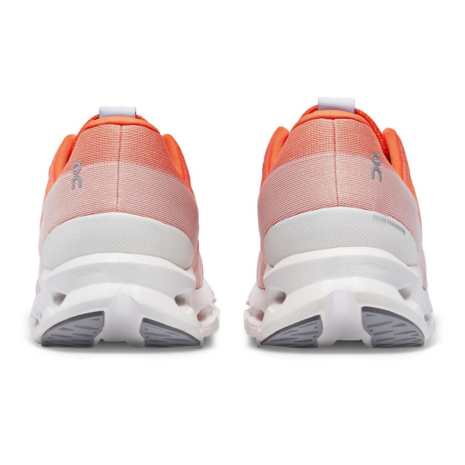 The heel units on a pair of men's On Cloudsurfer Running Shoes (7838489804962)