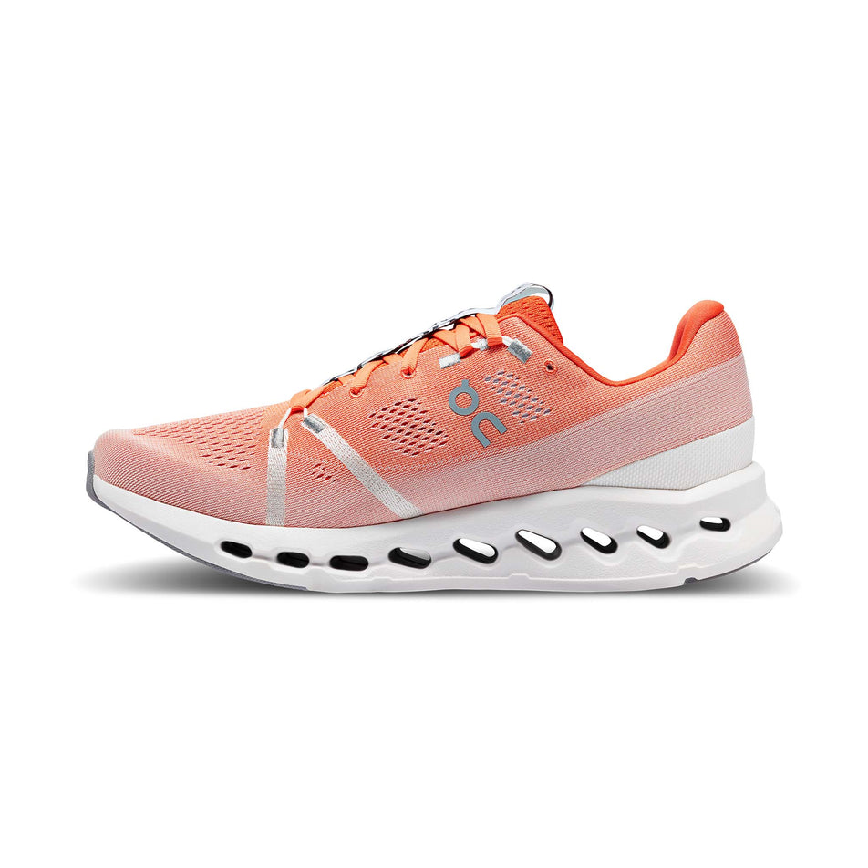 Medial side of the right shoe from a pair of men's On Cloudsurfer Running Shoes (7838489804962)