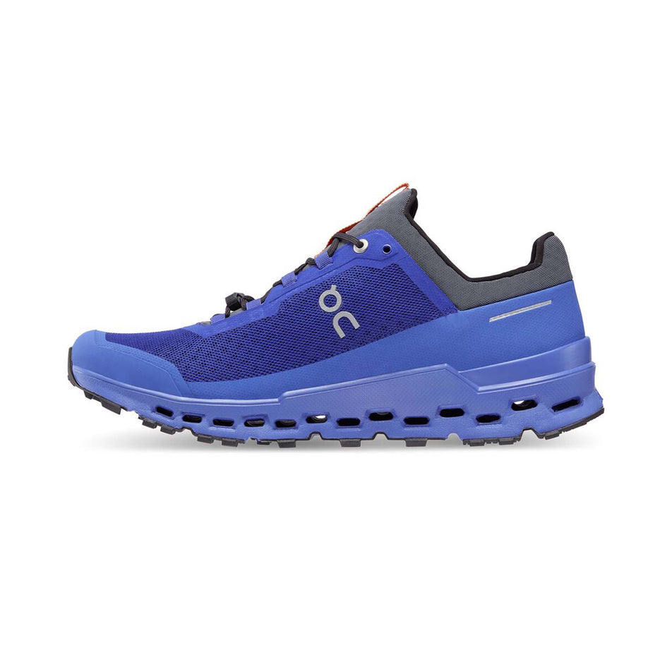Right shoe medial view of On Men's Cloudultra Running Shoes in blue (7672492064930)