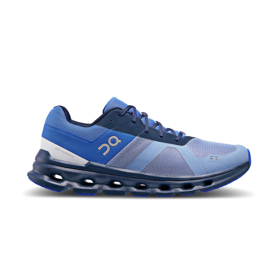 Lateral side of the right shoe from a pair of men's On Cloudrunner Running Shoes (7838511268002)