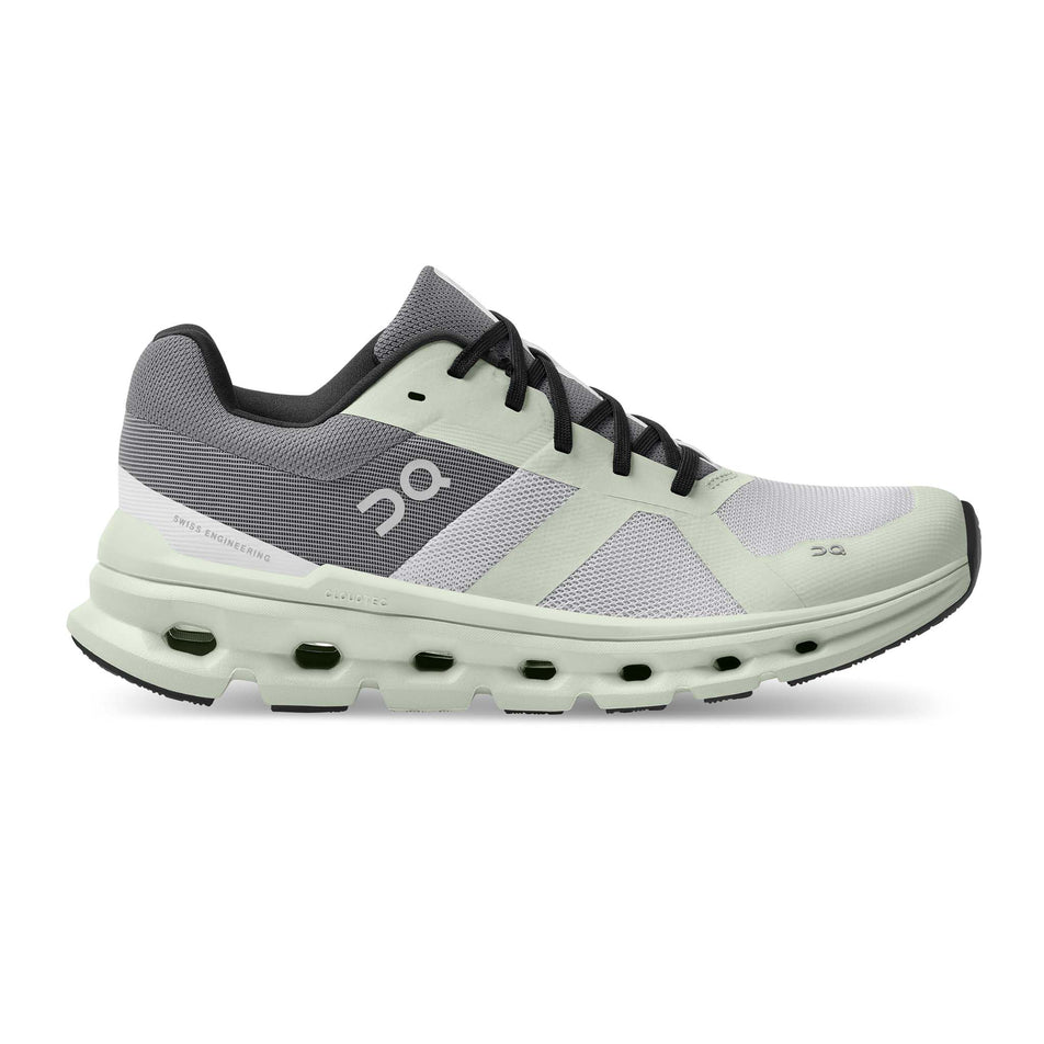 Lateral view of women's on cloudrunner running shoes (7317956755618)