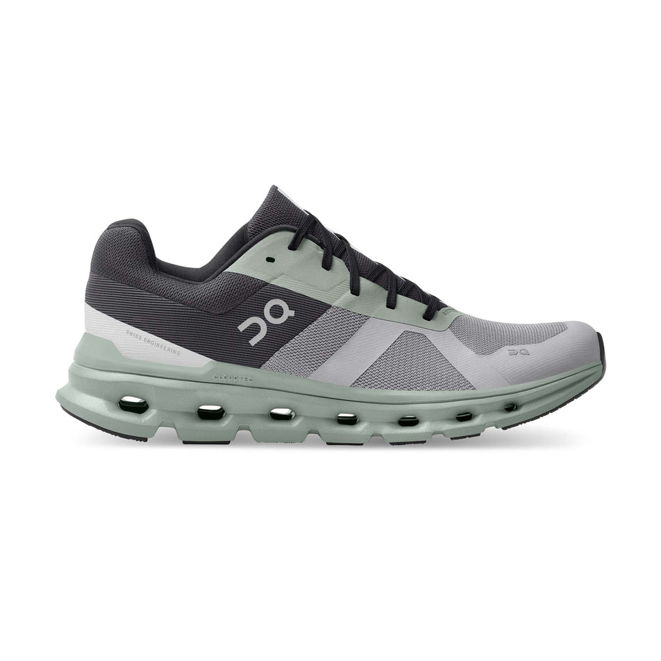 Lateral view of men's on cloudrunner running shoes (7317915599010)