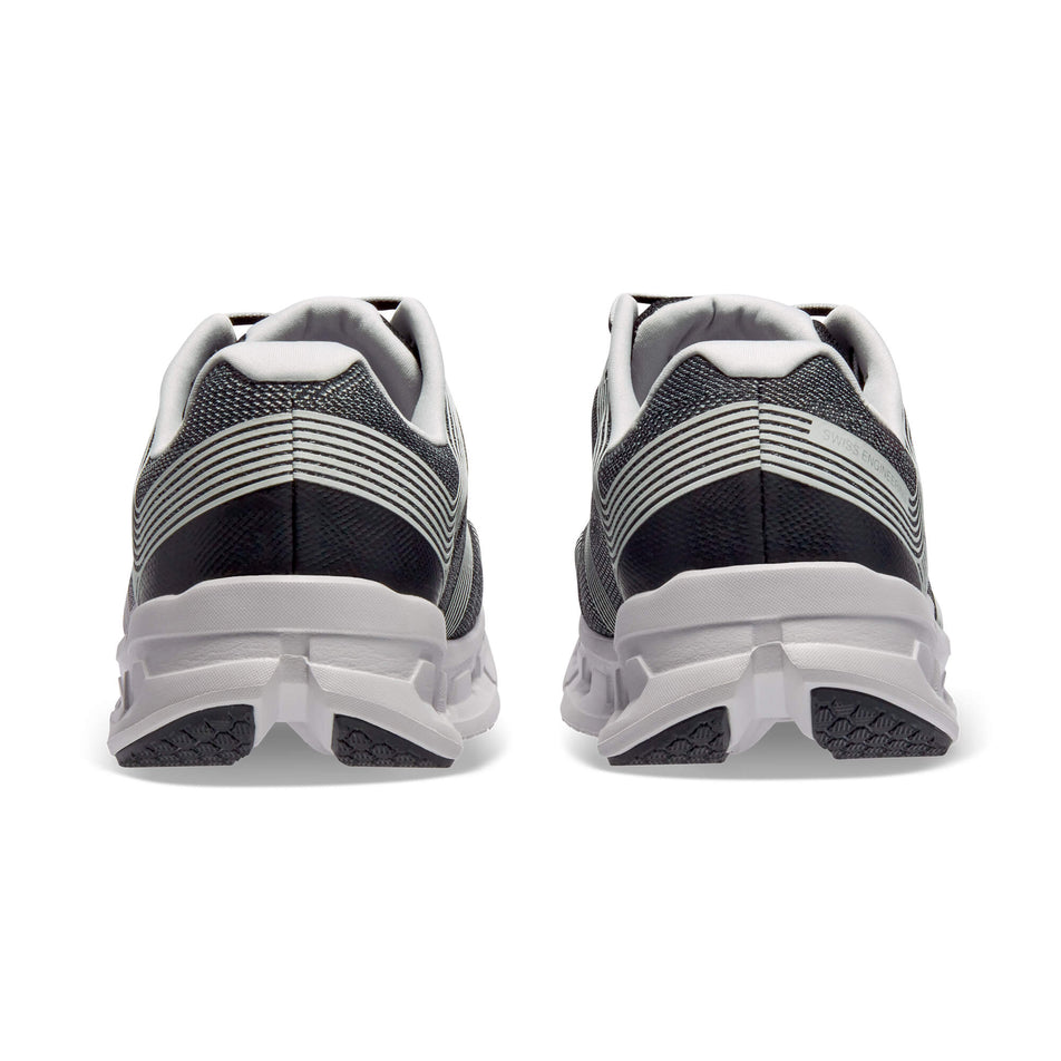 Posterior view of men's On Cloudgo Running Shoes in Black (7525313577122)